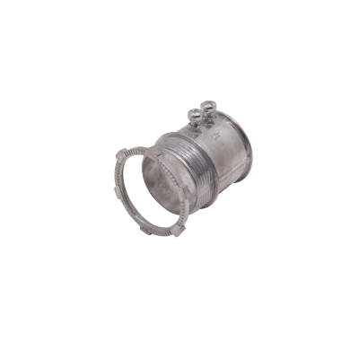 EMT15-SA Conector de Salida de Caja de 1-1/2 Pulgadas en Zinc con Rosca para Tubería Metálica Rígida E337830
