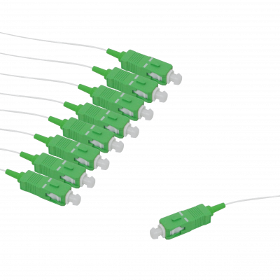 UF-SPLITTER-8 UBIQUITI 1x8 SC/APC Repartidor PLC para GPON 3m 150+150cm 0,9mm 1260-1650nm