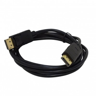 DP-2MM DisplayPort-Macho 1,8 metros 180cm Cable Macho-Macho Negro