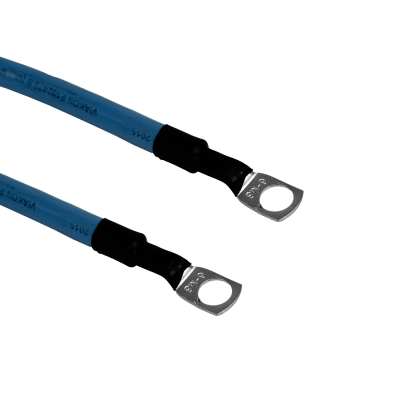 BTZ258. Cable 0,5m 21,2mm² 4AWG Azul Terminal-8mm de Diámetro