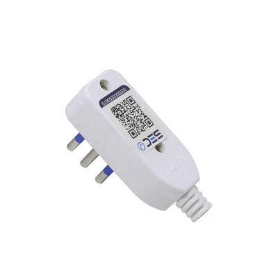 EMV2PTL KALOP Lateral 2P+T 10A Conector Macho Portátil Blanco con-Polo a Tierra KC44570