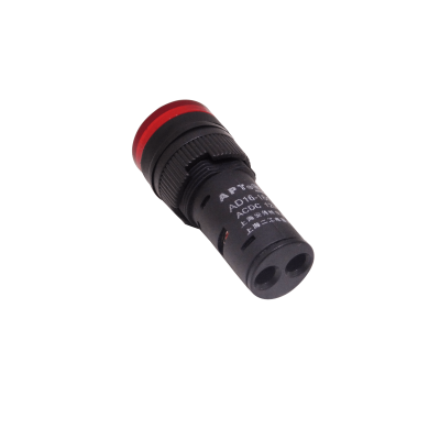 PILOTO-LED-R-12V Rojo Luz Piloto LED 12VDC/AC 15mm-diametro 19mm-cabeza 45mm-altura