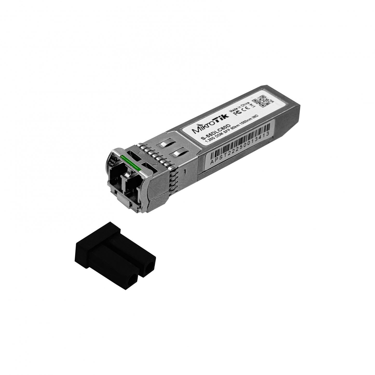 S-55DLC80D Mikrotik 2-LC 80km DDM SM 1550nm Transceptor-SFP 1,25G 2-LC LC-Dúplex Monomodo