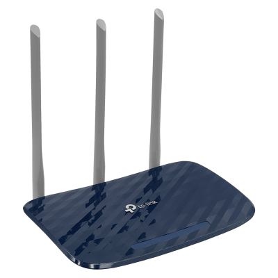 C20 TP-LINK Router Doble Banda AC750 (5GHz/2,4GHz) con velocidades de 433/300mbps, tres antenas fijas, cuatro puertos LAN 100Mbps y un puerto WAN