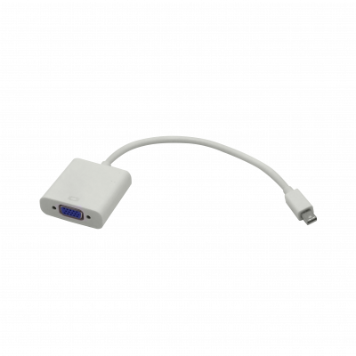 UL-MDPVGA Adaptador Macho Mini DisplayPort a Hembra VGA Blanco 15cm para MAC