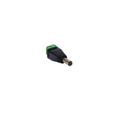 2P-2555M 5,5x2,5mm Conector Macho Regleta-Enchufe para PPP12L 2-polos