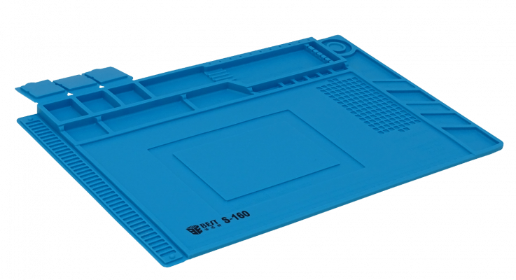 SOLDER-MAT BEST Tapete Anti-estático Silicona 30x45cm Soporta-calor-500ºC S-160