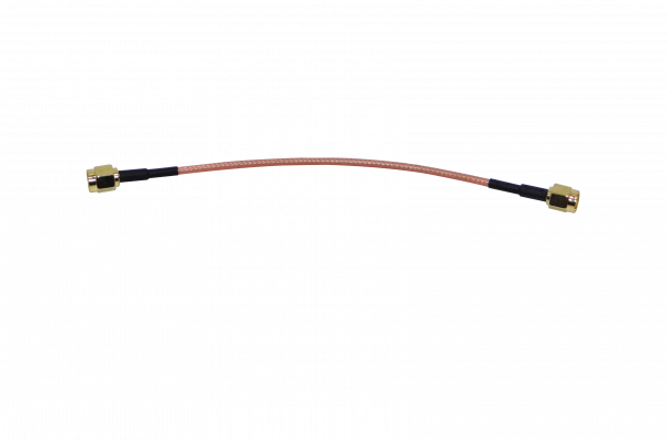 AM-PIGTAIL-13. Latiguillo RG316 13cm con conectores RP-SMA macho a RP-SMA macho