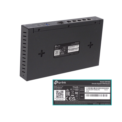 ER7206 TP-LINK 1-SFP-WAN/LAN 5-1000 WAN/LAN USB-WAN Enrutador Omada inc-12V/1A