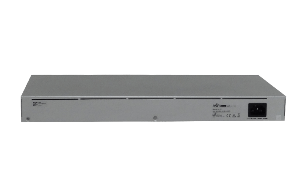 USW-24-POE-LIQ UBIQUITI DE SEGUNDA MANO Conmutador con presupuesto PoE total de 95W, 24 puertos 1000Mbps, 16 puertos PoE 802.3af/at de 48/52V, 2 ranuras SFP, requiere controladora UniFi