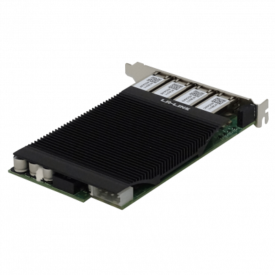 PCIE-4G-POE LRLINK Escaneo3D PCIe-x4 4-Puertos-1000-PoE+ Placa Intel I350AM4 Capturadora