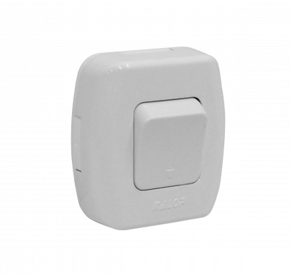 TIMBRE KALOP Pulsador Campanilla Blanco Interruptor Tekna KS39657