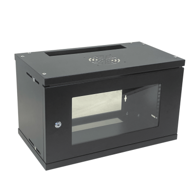 RK06-3CD LINKMADE Armario de Pared 19 Pulgadas 6U Desmontado 30cm-Fondo-Vacío incluye 2U
