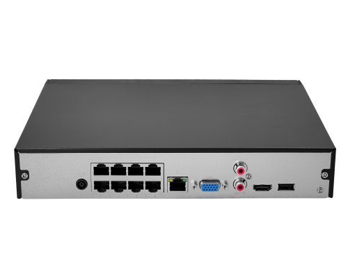 NVR4108 DAHUA NVR 8-Canales 8-Poe 12MP HDMI VGA USB 1xSATA20TB RCA Smart NVR4108HS