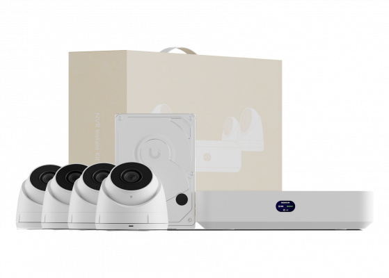 UNVR-INSTANT-KIT UI Kit 1-UNVR-INSTANT + 4-UVC-G5-TURRET-ULTRA Disco-1TB Protect Access