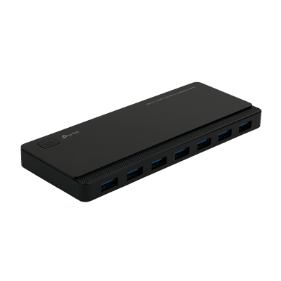 UH720 TP-LINK Concentrador 7xUSB3.0 + 2-Puertos-Carga-2,4A incl/12V-3,3A
