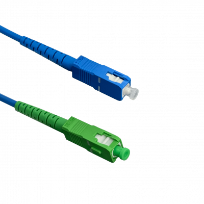 JBSAC2 Cable jumper de fibra óptica simplex SM 9/125um LSZH blindado de 2 metros SC/APC a SC/UPC de 3.0mm