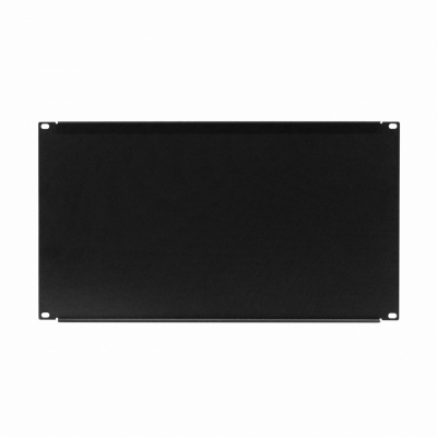 RAP-6 LINKMADE 6U 268mm Panel Ciego para Rack de 19 Pulgadas Acero Negro