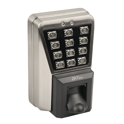 MA500 ZK Terminal Biométrico RS485 LAN/IP 15-pines IP65 Lector Huella-Proximidad Incluye-Fuente-12V 127x82mm