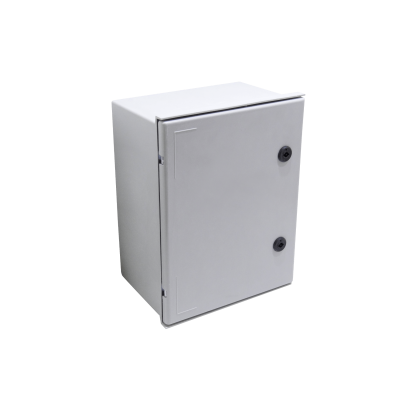 TIP-43 TIBOX 400x300x200mm Armario Estanco de Poliéster Gris IP65 RoHS con Placa de Montaje