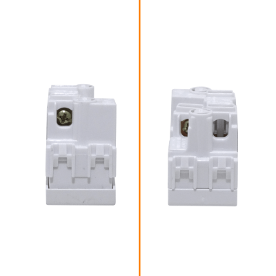 KEP-G KALOP Interruptor unipolar blanco de 9/12 con 2 pines para 16A 250V, requiere módulo KEP-A KL40100