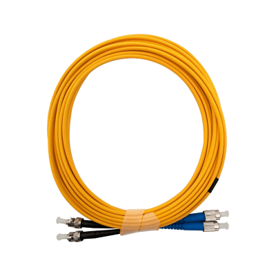 JFSTF5. 5mt ST-FC MonoModo SM Duplex Jumper Cable Fibra 3.0mm 9/125um
