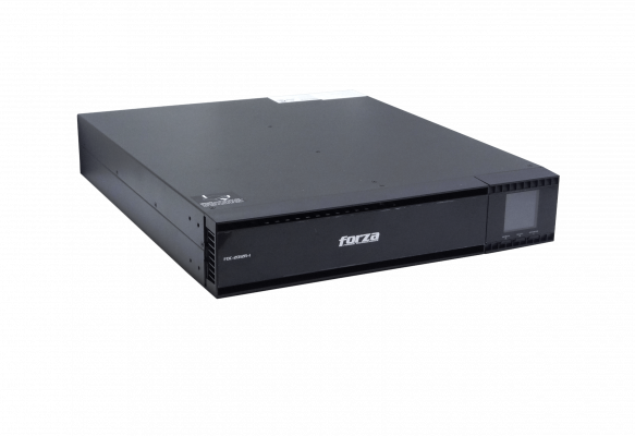 FDC-2012R-I UPS FORZA de 260 vatios-hora con 4 baterías de 9 amperios-hora, potencia de 2000W y 2KVA, tiempo de transferencia de 0 a 4 milisegundos, tecnología Online, puertos DB9, USB y SNMP, formato convertible rack/torre