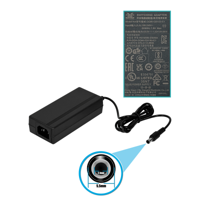 CS4006-4ET-60. DAHUA Conmutador 4-100-PoE+ 2-1000 60W-tot Capa2 26mm incl-53V