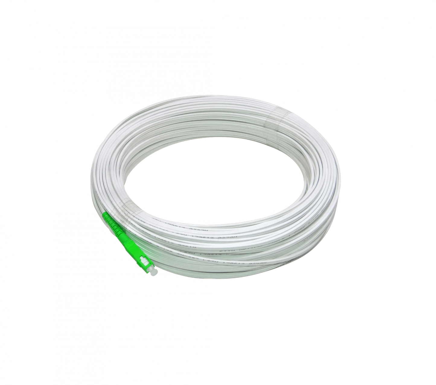 JFSA-50 Blanco Bajante 50mt SC/APC Monomodo SM SX Cable de Fibra con Conector