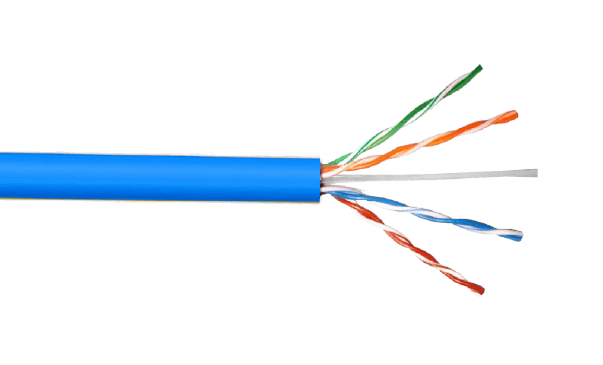 CBP-MA3 LINKCHIP Cable de cobre trenzado categoría 5e azul para interiores 24AWG UTP 305 metros