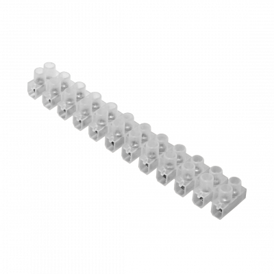 REGLETA-6A 6-Ampere 1mm2 12-Pares Regleta-Tornillos 380V-Max 6A-Max 105x15x12mm