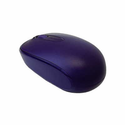 1850P Ratón inalámbrico USB color violeta/morado 2.4GHz, funciona con 1 pila AA