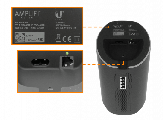 AFI-ALN AmpliFi WiFi6 Kit Enrutador+Malla 5-1000 USB 7685mbps Pantalla Táctil a Color