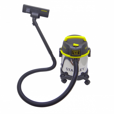 ASPIRADORA-750 Aspiradora STANLEY 750 Vatios para Líquidos y Sólidos Depósito 11,5 Litros 4,0 Caballos de Fuerza 220 Voltios Cable 3,6 metros Protección IPX4