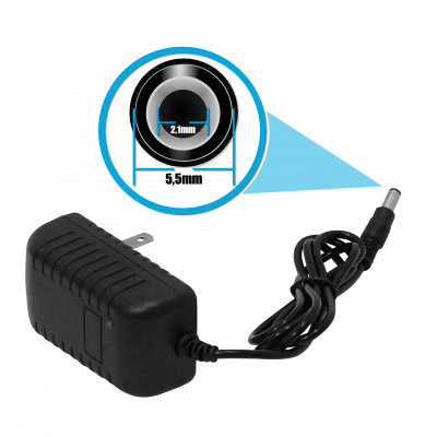 F18-1C ADAPTADOR CORRIENTE 18VDC 1A 18W USO INTERIOR CONECTOR-5,5X2,5MM
