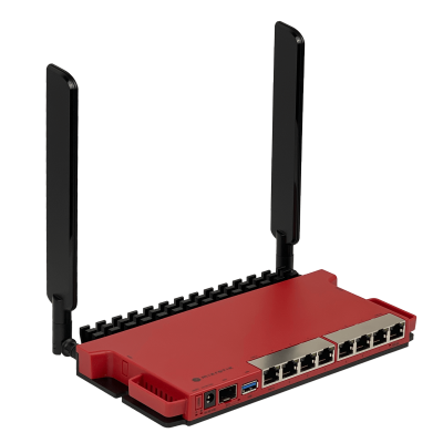 L009UIGS-2HAXD-IN MIKROTIK 8-1000 1-SFP LCD USB L4 2,4GHz-1W-2x2 PoE-in/out 2-4dBi-Integradas