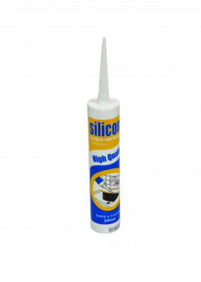 SILICONA Sellador Silicónico Blanco Acético Antihongos 280ml