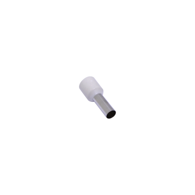 E10-12-W Blanco 10,0mm2 12/21,5mm 100-unid AWG7 Ferrules Terminal Aislado Crimp