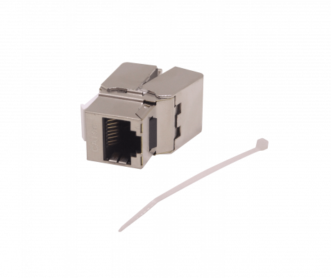 KP5SL LINKMADE Conector Keystone Blindado Cat5e Plata STP FTP F/UTP U/FTP Insertable