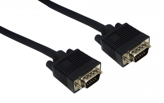 VGA-3MM 3mt Macho-Macho DB15-M VGA-M Cable Video Negro Blindado 300cm