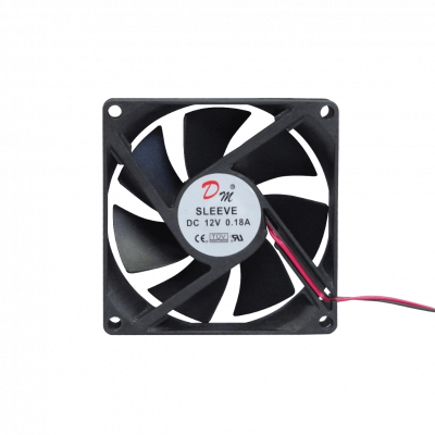VENT-12V Ventilador Turbina 80x80x25mm 12VDC 0.18A con Conectores AMP/Molex ATX 8025