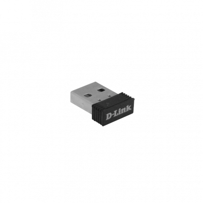 DWA-121 D-LINK Adaptador USB inalámbrico N150 microscópico, interfaz USB 2.0 tipo A macho, compatible con estándares B/G/N, velocidad hasta 150Mbps