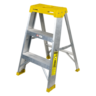 ESAT-103 0.7mt 105KG Banqueta Plegable de Aluminio 3-Escalones Escalerilla 0,71mt