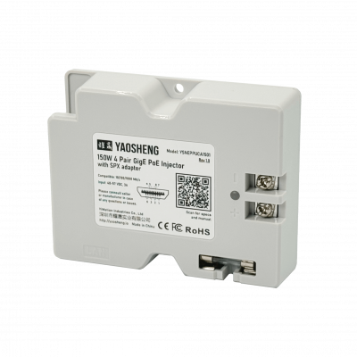 STAR-RJ45 Adaptador para Starlink V2, 1 puerto a 1000Mbps, entrada 48-52VDC 3A 150W, inyector sin cable incluido
