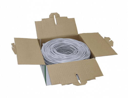 CB6Q-UG3. ULINK 24AWG 0,52mm Cat6 PVC Gris Cable UTP 305mt Cobre
