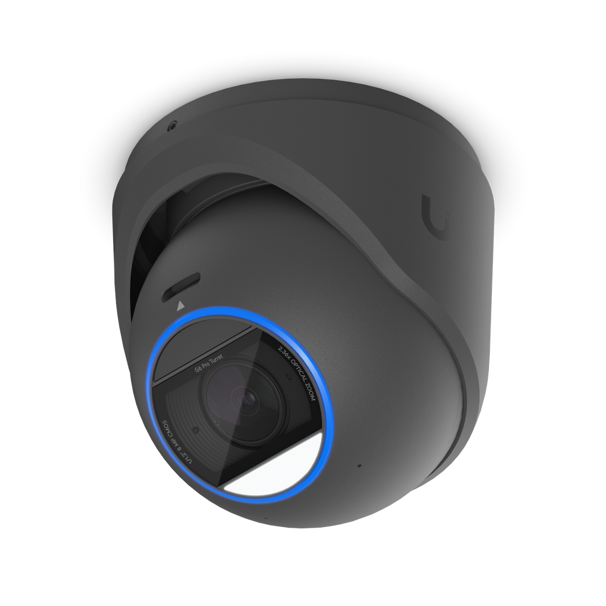 UVC-PRO-TURRET-B UI Oscuro Miniturreta 8MP Inteligencia Artificial 2,36x 1-1000 IP66 IK04 CámaraIP Infrarrojo40 req-PoE+