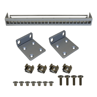 URACK-PP UBIQUITI req-24-Keystone Panel Conexión 1U UACC-Rack-Panel-Patch-Blank-24