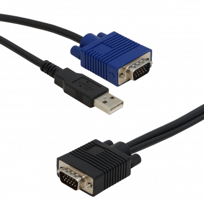 ECAB-3. MINITAR Cable KVM 3 metros solo para ERU-8 USB VGA 3,0m 3,0m ECAB2043-3M