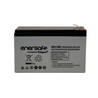 BTA12-9 ENERSAFE Bateria 9,0AH Acido-Plomo 12V Sellada VRLA HR12-36W 9AH