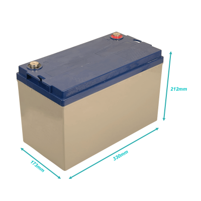 BTA12-100U ULTRACELL Bateria 12V 100AH VRLA AGM 212x330x173mm